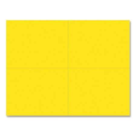 GREAT PAPERS! Printable Postcards, Inkjet, Laser, 110 lb, 5.5 x 4.25, Bright Yellow, 200PK 951840